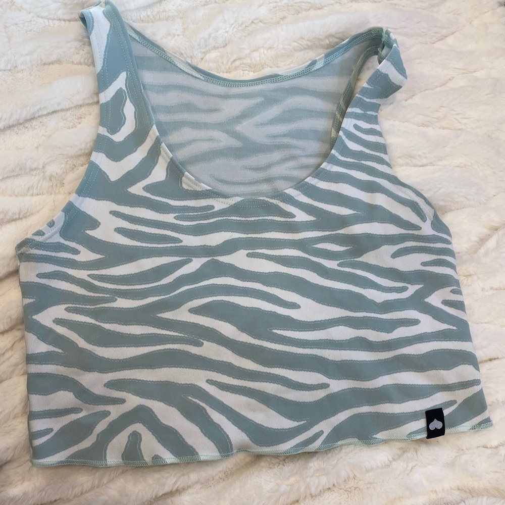 BBB Zebra Print Crop Top